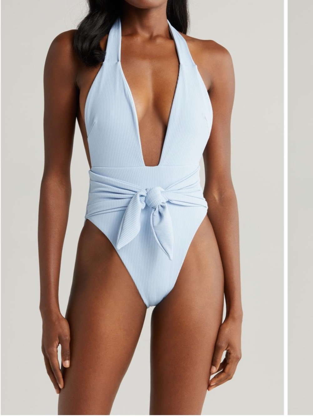 Montce Peri Rib Tropez Tie-Up One-Piece Small NWT